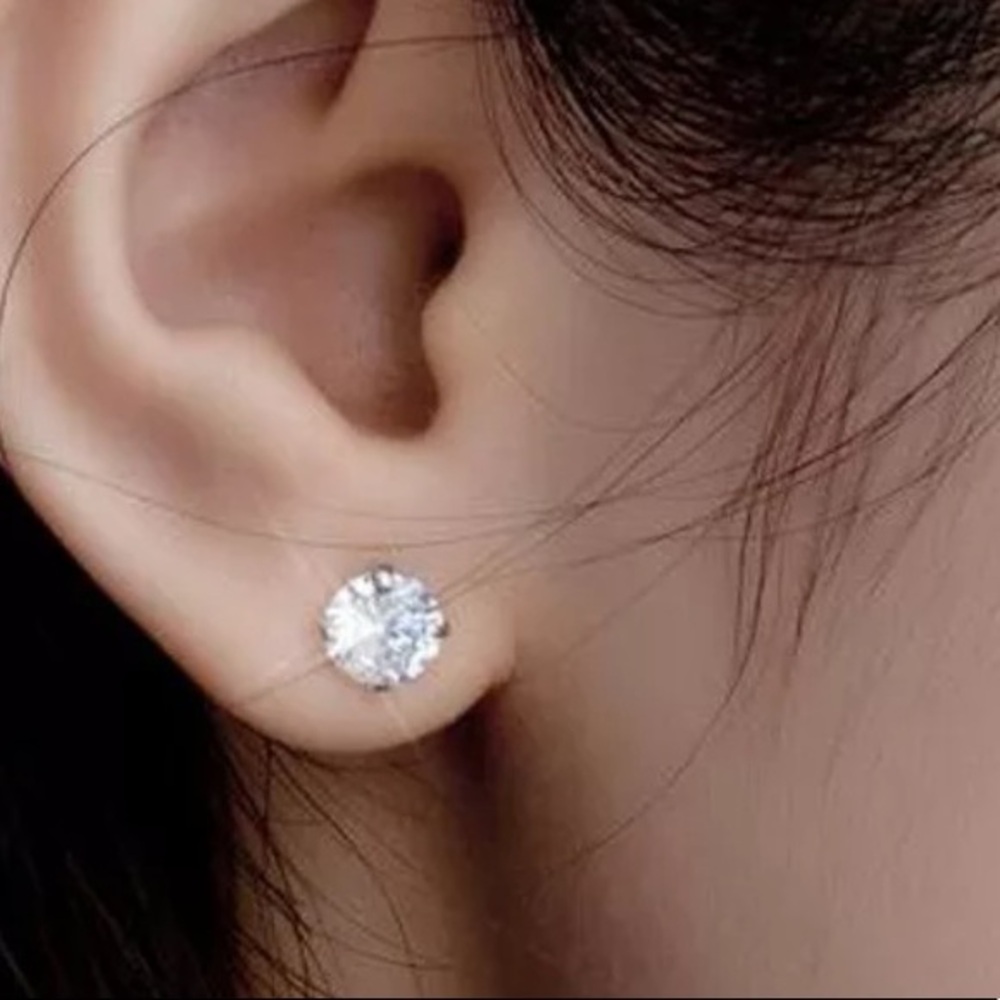 6 prong stud earrings